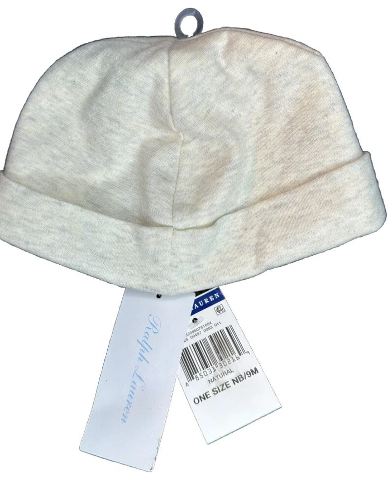 Ralph Lauren Bebé Blanco Talla Única Gorro Llegar a Casa Conjunto Regalo Niño Niña Nuevo con Etiquetas Foto 4 de 4