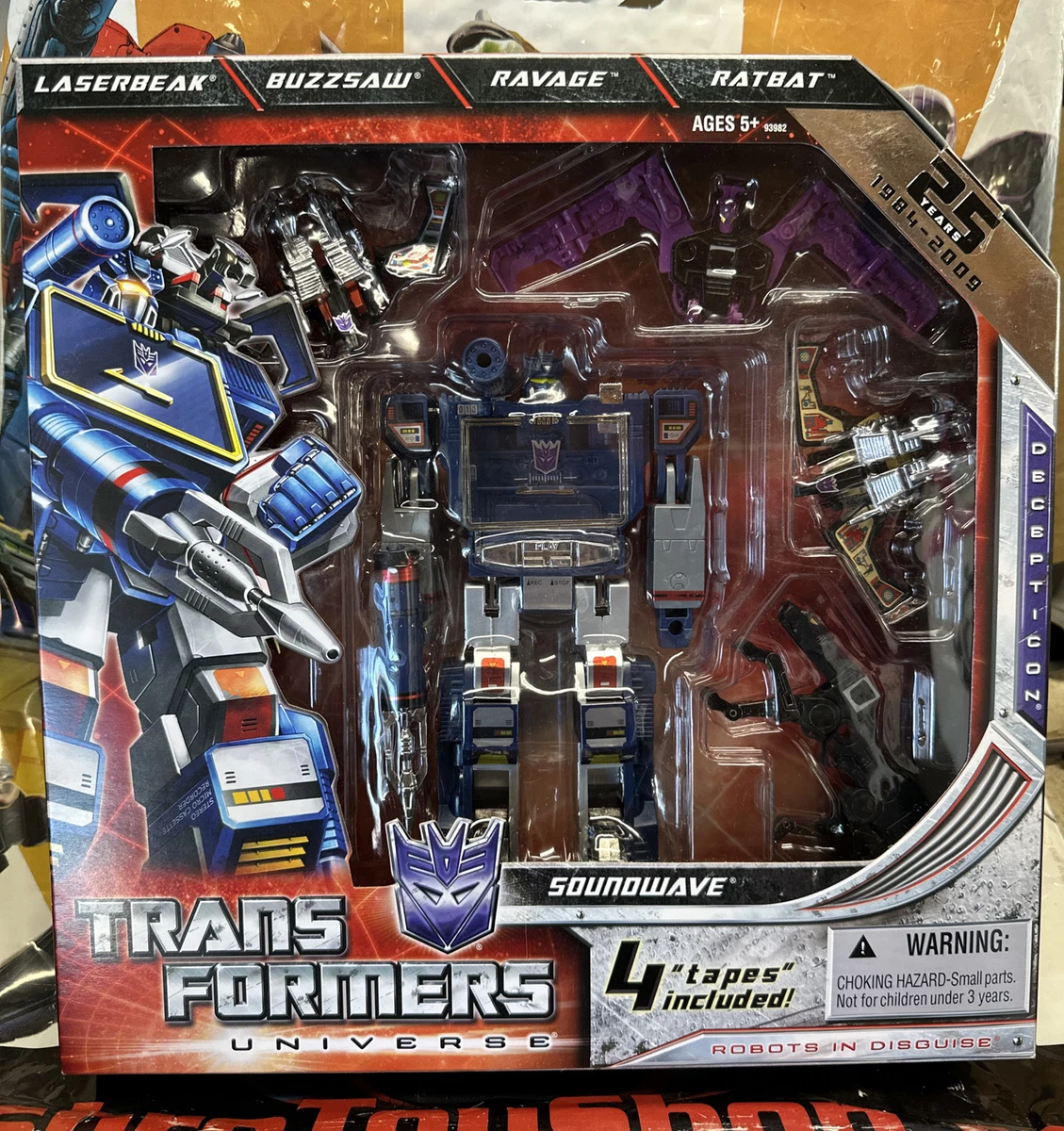 Transformers Universe 25th Anniversary Soundwave San Diego Comic