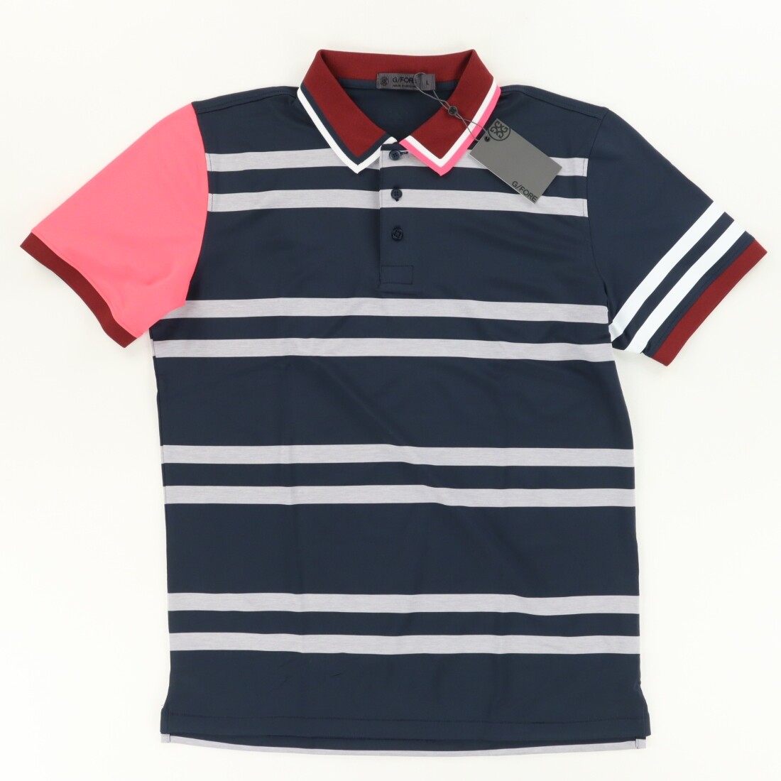 GFOREポロティーシャツ BLUR FLORAL TECH JERSEY POLO