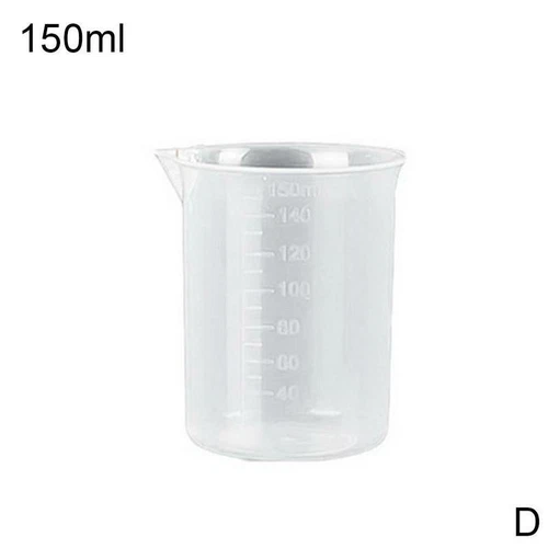 Transparent Plastic Beaker with Graduated Kitchen Baking Measuring Cup - Bild 9 von 13