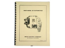 Wico Service & Parts Manual for XB Distributor Magneto John Deere, Oliver *447