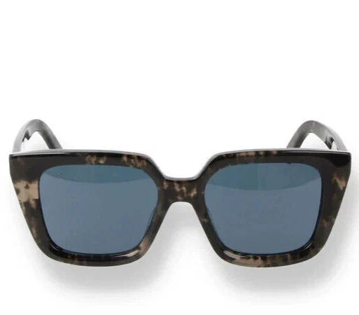 NOVO ÓCULOS DE SOL CHRISTIAN DIOR DIORMIDNIGHT S1I 29C0 PRETO MÁRMORE/LENTE AZUL 53-18 - Imagem 4 de 4