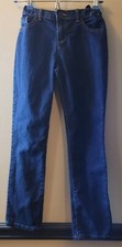 Place Dark Wash High Rise Skinny Adjust Waist 5 Pocket Denim Jeans Girls Size 12