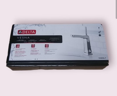 Delta Vesna Single Hole Single-Handle Bathroom Faucet SpotShield Chrome Finish