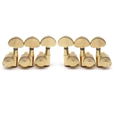 JIN-HO JN-03 3L3R Gold Guitar Locking Tuning Key Pegs Tuners Machine Heads