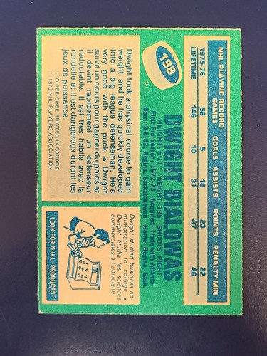 Tarjetas de hockey O-Pee-Chee OPC 1976-77 completa tu conjunto que elijas #176-396 - Imagen 43 de 275
