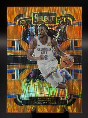 2023-24 Panini Select #88 Cason Wallace Orange Flash (RC)