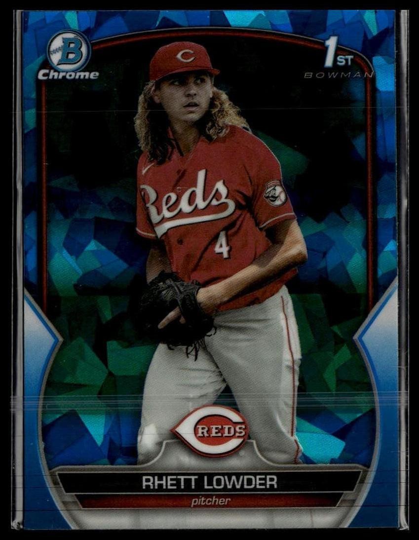 2023 1st Bowman Draft Sapphire Edition #BDC-52 Rhett Lowder