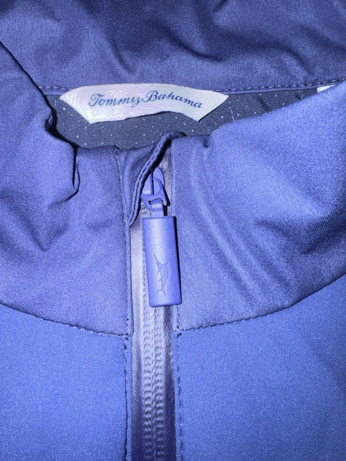 Tommy Bahama IslandZone Laguna Coast Softshell Vest Full Zip Pockets Blue XL - product detail image 4