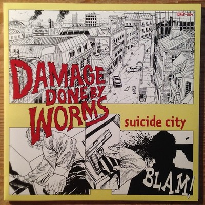 Damage Done By Worms Suicide City (7  EP, 1999) Psychobilly Rockabilly