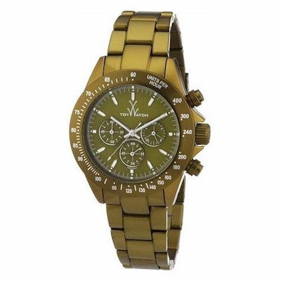 ToyWatch METALLIC OLIVE CHRONO ME14OL Aluminum Chronograph Unisex Fashion Watch