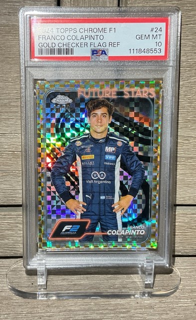 Franco Colapinto 2024 Topps Chrome Formula 1 Gold Refractor