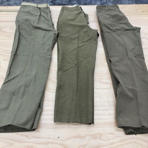 3x Vintage Boy Scouts Uniform Pants Green Mixed Sizes Lot