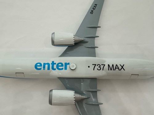 Flugzeugmodell 1:100 Enter Air Boeing 737 MAX 8 SP-EXA NEU SELTEN - Bild 10 von 10