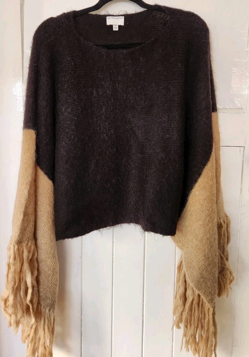 Witchery womens mohair blend jumper poncho size S/M