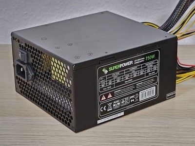 PC Netzteil Superpower SPS-750SP 750w ATX, 6+2pin/6pin PCIe Molex Sata Floppy
