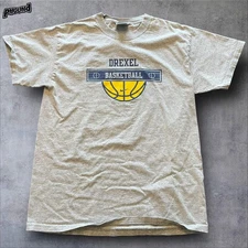 Vintage Drexel Basketball Shirt Mens Medium Gray Nike College NCAA Team USA 90s
