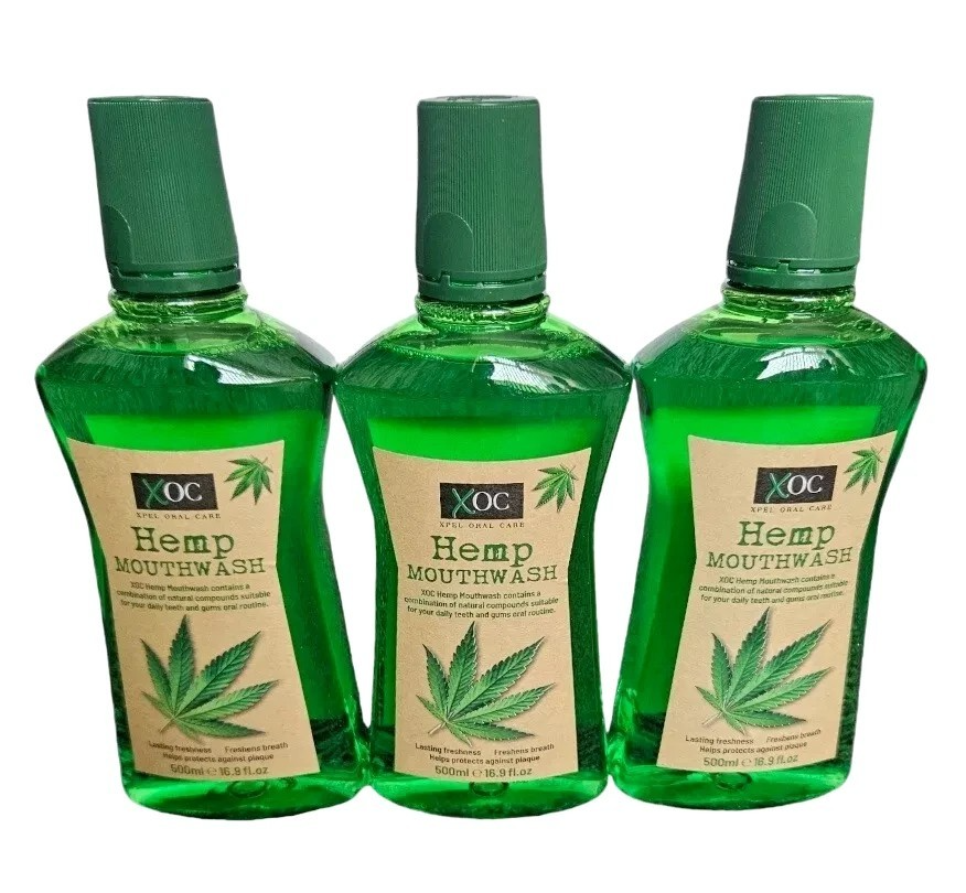 Xpel Oral Care Hemp Fresh Breath Mouthwash 500ml - Pack of 6 - Image 4