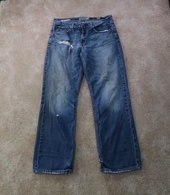 #ad #ad Reclaim Loose Straight leg Jeans Men#x27;s 32x32 Blue Denim distressed $26.99