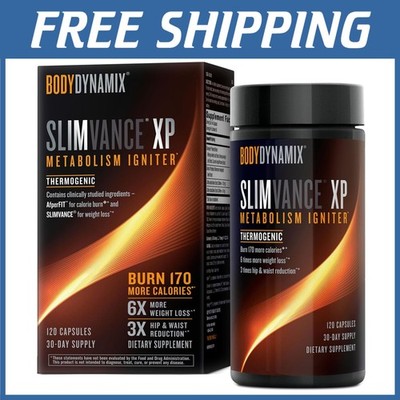Slimvance XP Fat Burner - Energy & Focus Boost, 120 Capsules