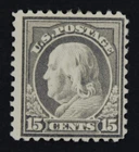CKStamps: US Stamps Collection Scott#514 15c Franklin Mint NH OG Tiny Gum Bend