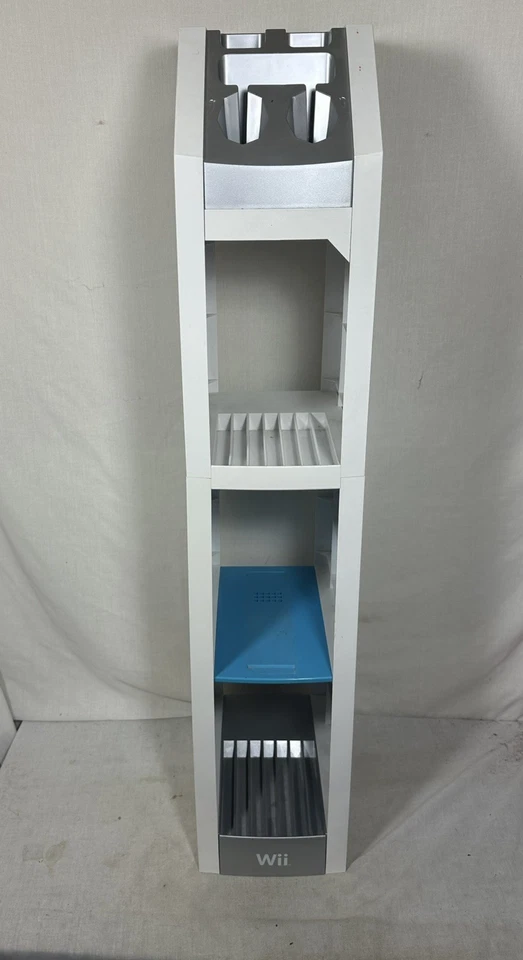 "Soporte de torre de almacenamiento Nintendo Wii para consola, juegos y controladores 35""" Foto 2 de 4