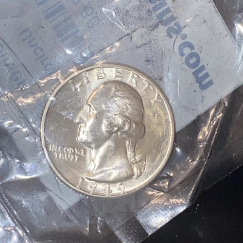 1949  D  Washington Quarter - Gem BU - 90% Silver