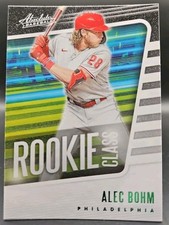 🔥2021 Panini Absolute Alec Bohm RC Rookie Class Green Foil #23 PHILLIES🔥