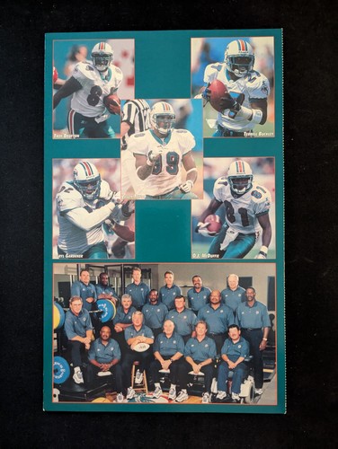 1998 Dolphins Card Sheet Set x24 Uncut - Sprint - Marino McDuffie Buckley Taylor - Picture 3 of 8