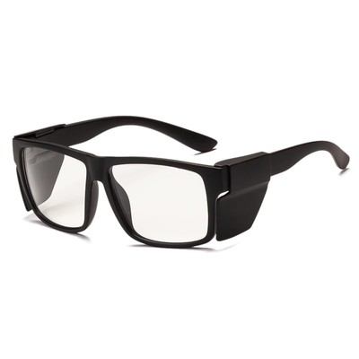 UV400 Photochromic Safety Glasses with Removable Side Shields, Blue Light Blo...