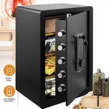 2.6cub/73L Large Safe Box for Home and Office with Alarm System for Cash