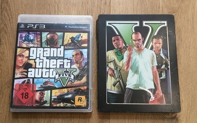 GTA V, Grand Theft Auto 5,  Sony Playstation 3, PS3, Spiel, GUTER ZUSTAND