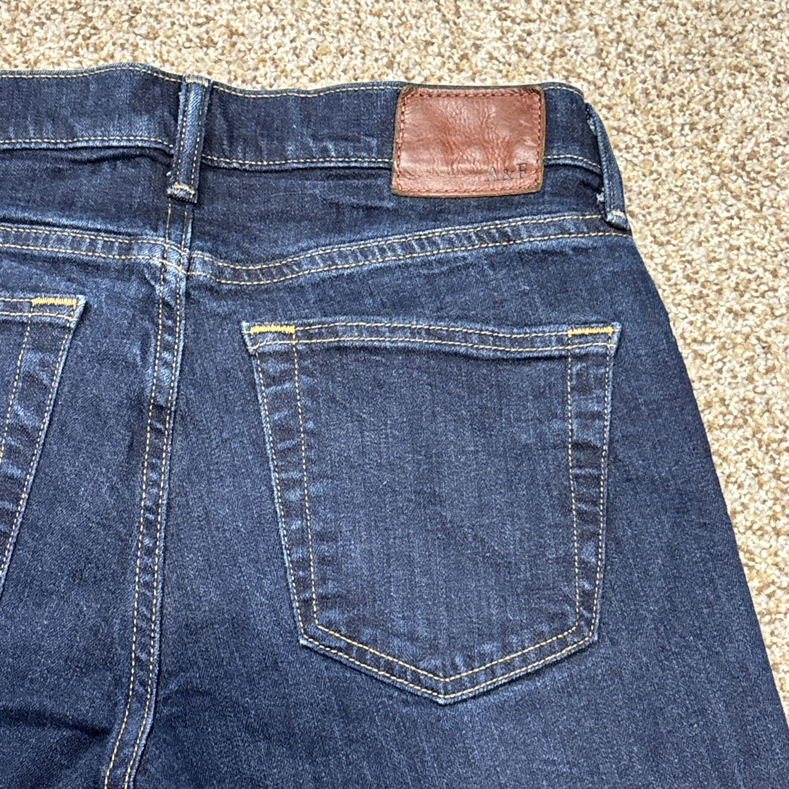 Abercrombie & Fitch Jeans Mens 30x30 Blue Langdon Slim Stretch Fits 30 X 29 - View 14