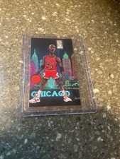 Michael Jordan 1 Grain .999 Fine Silver Bar Art Card PC Metals Chicago Bulls