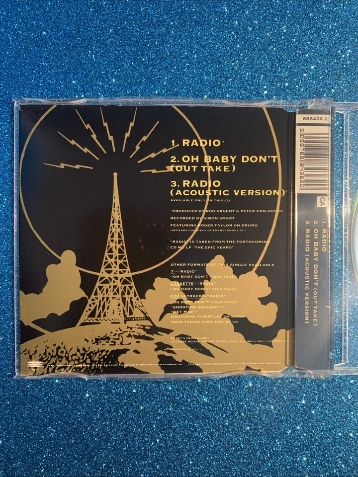 Shakin' Stevens FT. Roger Taylor - Radio (CD, 1992) 3 TRK IMPORT *RARE* VGC - Image 2 of 4