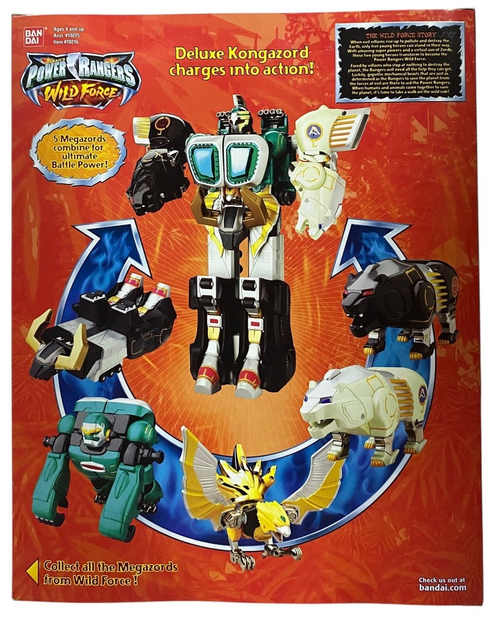 Power Rangers Wild Force Deluxe Kongazord NEW SEALED Bandai 2002