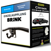 Abnehmbare AnhäNgerkupplung FüR Citroen C5 Break (Kombi) 02.08- III Typ TD Brink