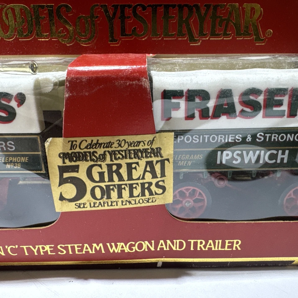 Matchbox Models of Yesteryear Y27 1922 Foden C Type Steam Wagon & Trailer - Image 3 of 4