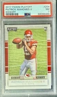 2017 Panini Playoff Patrick Mahomes II #204 Kickoff 085/299 PSA 7 RC