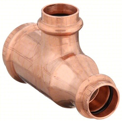 Viega ProPress 15458 1-1/2” X 1” X 1" P1 X P2 X P3 Copper Tee