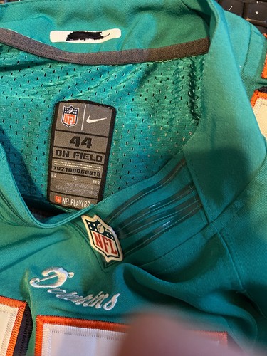 Ryan Tannehill 17 Miami Dolphins Nike Green w/ White Sewn Jersey Adult Mens 44 - Picture 3 of 4