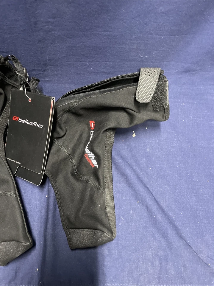 Small 6 Bellwether Cold Front Road Tri Black Rain Cycling Booties - Image 3 of 4