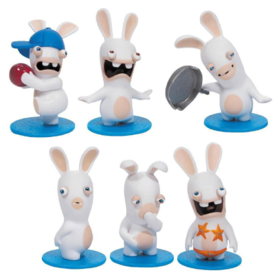 Rabbids Invasion The Lapins Cretins Mini Figurine Box Set Series 1