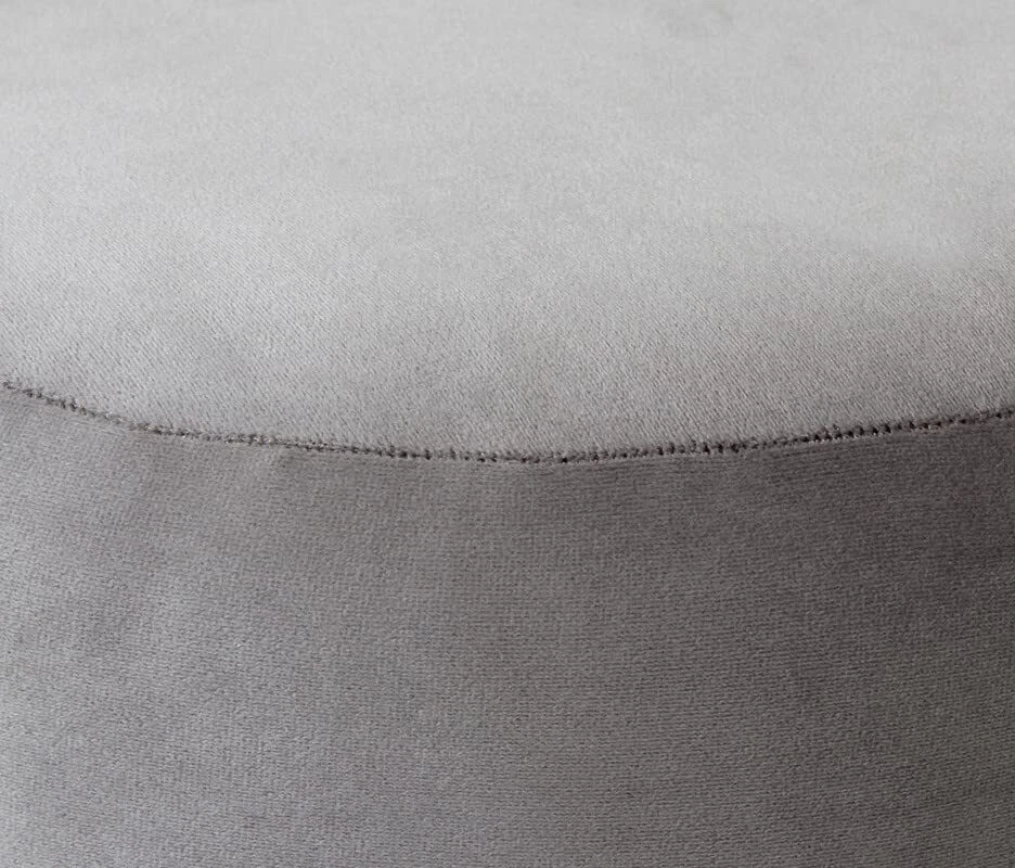 Ottoman Pouffes Sitting Mudda Puffy Stool for Living Room Metal Stand 16x16x18IN - Image 3 of 4