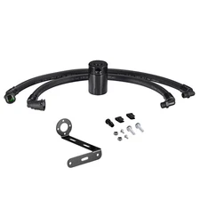 Black Oil Catch Can Oil Separator for Ford F150 2.7L 5.0L Raptor Ecoboost 3.5L