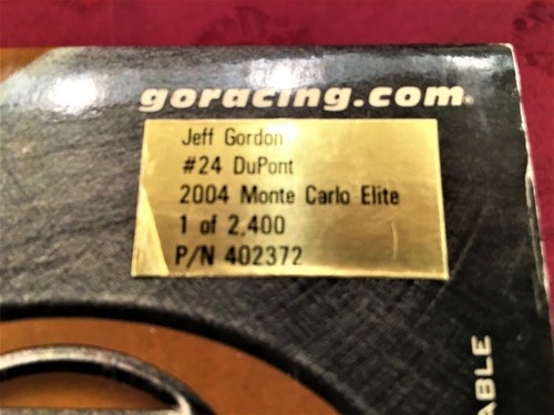 Jeff Gordon #24 Dupont 2004 Chevy Monte Carlo RCCA 1/24 & 1/64 Elite Diecast SET - Picture 7 of 12