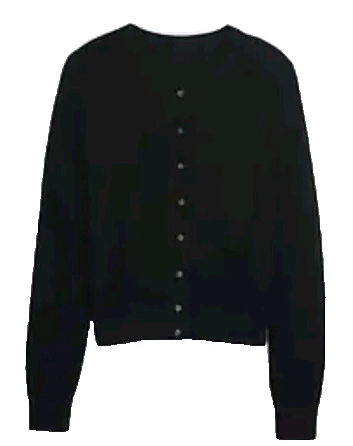 Suéteres para mujer Gap Cardigan Negro