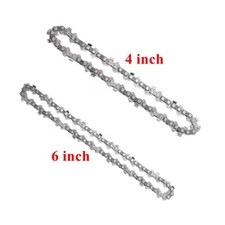 Repuesto de cadena de motosierra de 4"/6" 2 piezas para mini motosierra eléctrica inalámbrica nueva