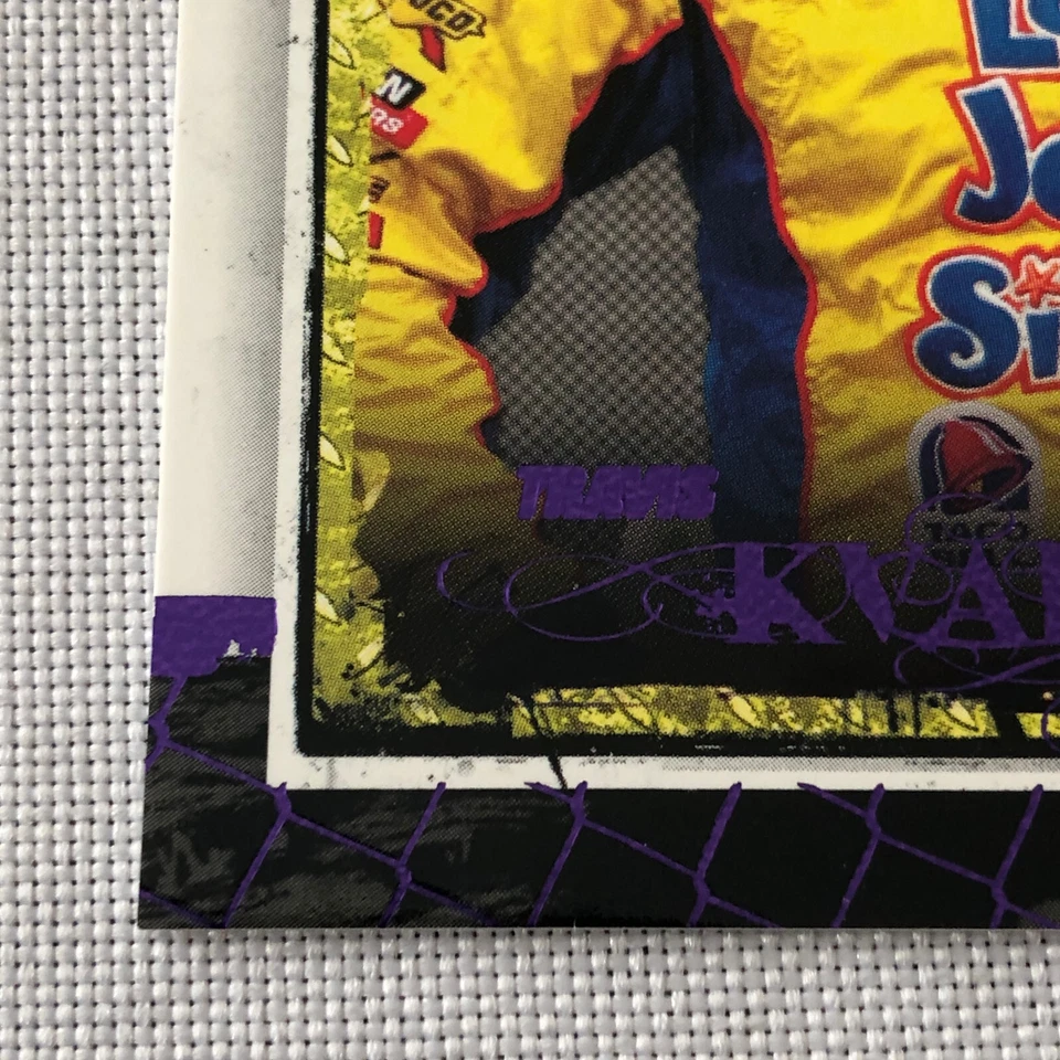 2010 Wheels Main Event Purple Parallel Nascar # 19/25 Travis Kvapil - Image 4 of 4