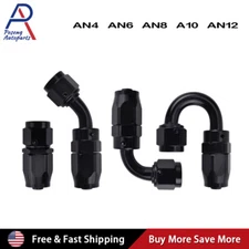 AN4/AN6/AN8/AN10/AN12 Swivel End Fitting Adapter For CPE Oil Fuel Gas Hose Line